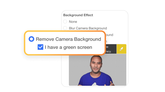 Camera Background Removal